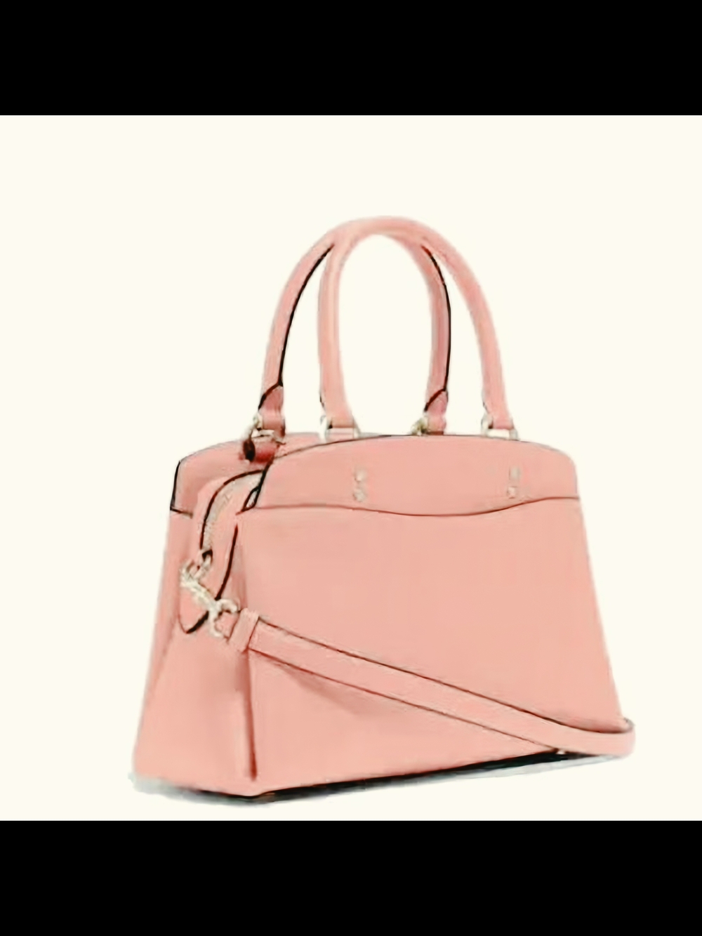 Coach Pink Leather Top-Handle Satchel - Picture 3 of 5